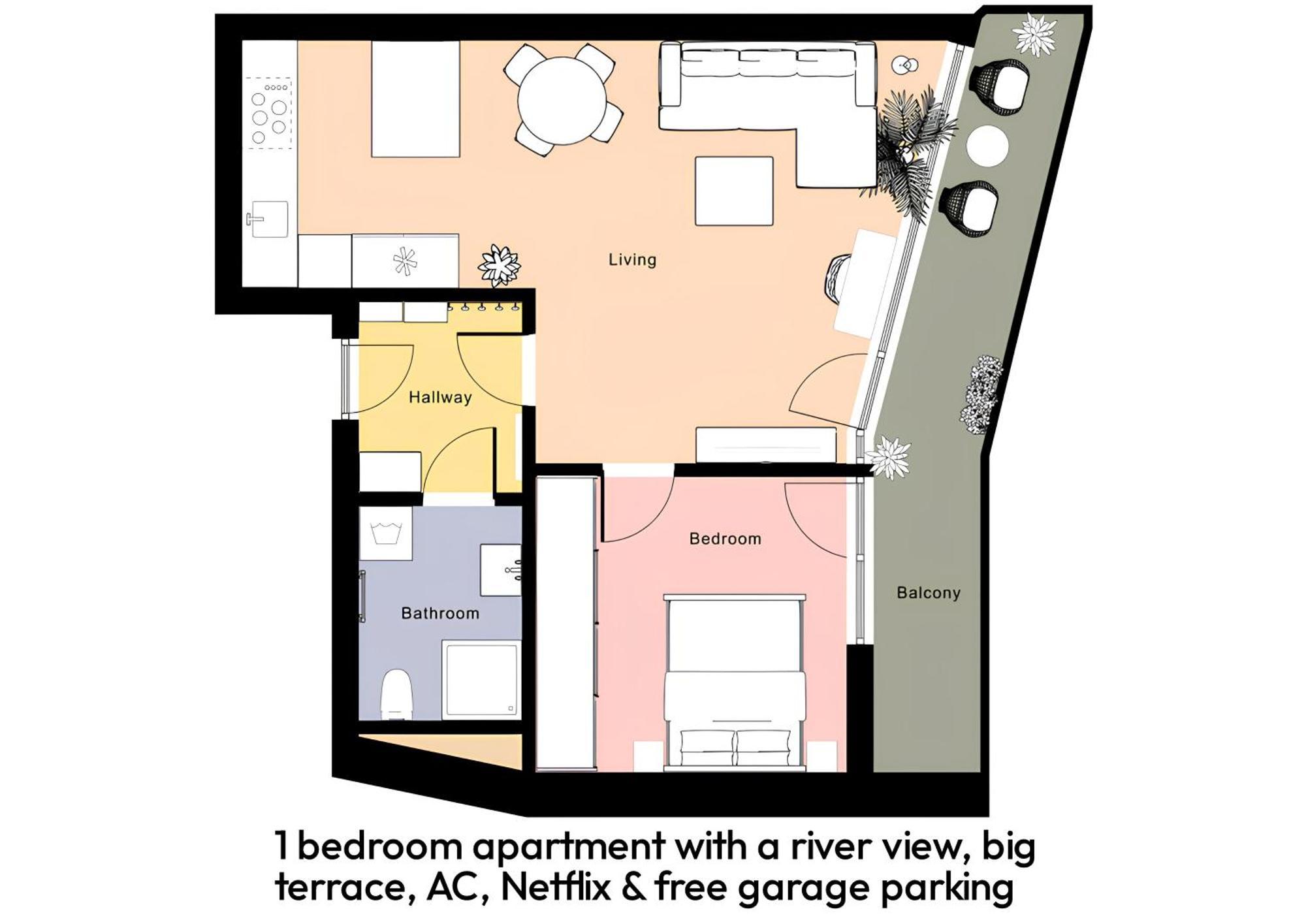 Fully Equipped Apartments With Terraces, Free Garage Parking, Netflix & Ac - By Apartmany Slapanice Cz Esterno foto